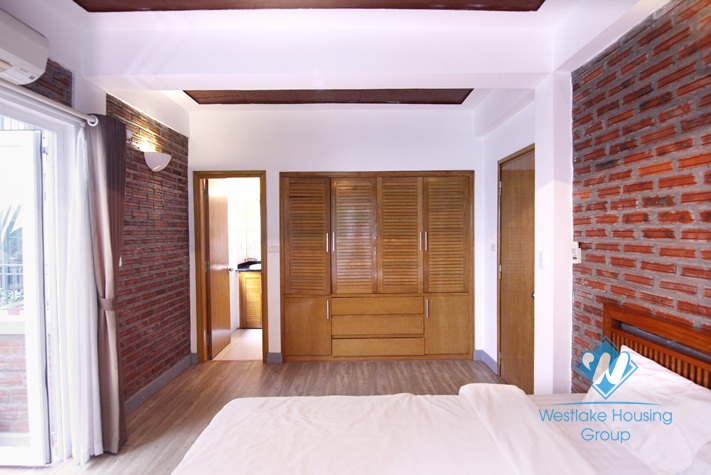 One bedroom serviced apartment for rent in Tay Ho street